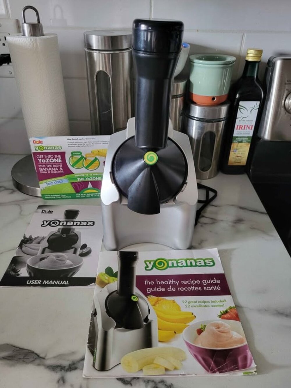 Yonanas Frozen Fruit Dessert Soft Serve Maker